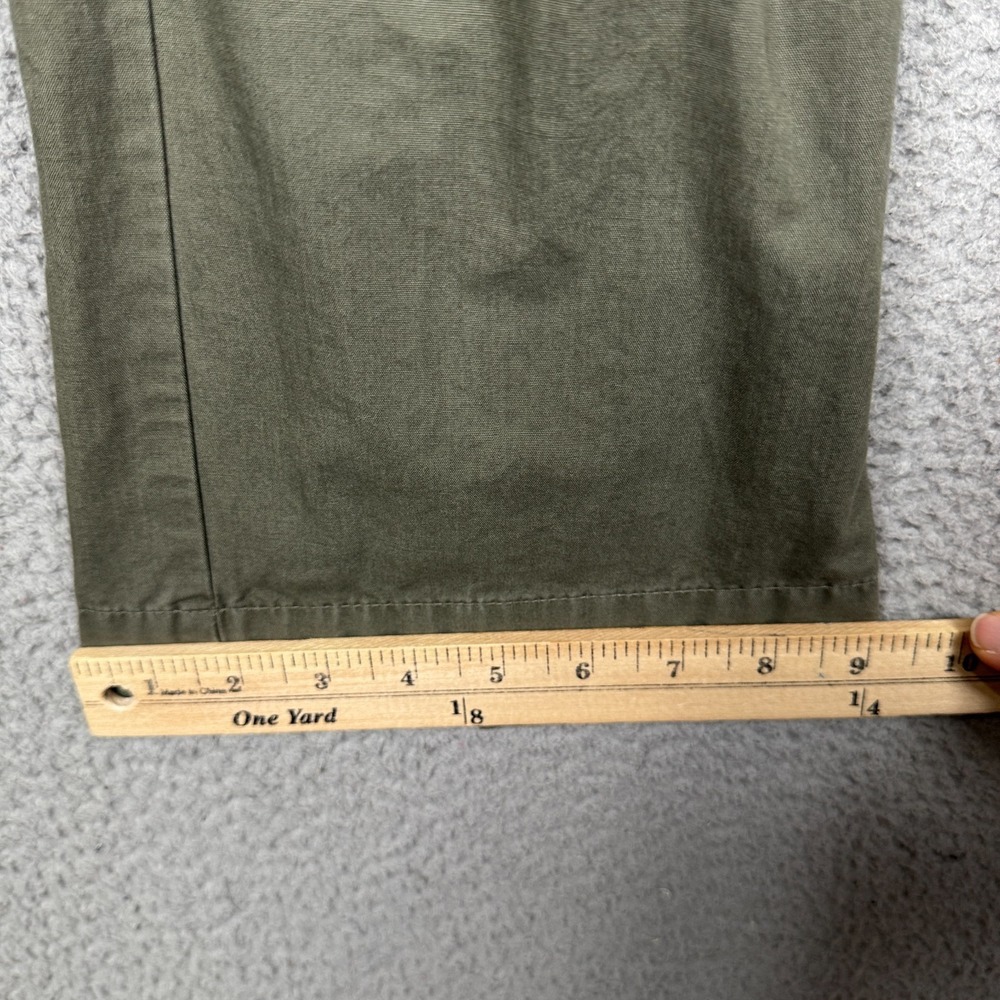 Patagonia Pants Womens 4 Olive Green Cropped Flare Outdoor Hiking Trail Camp Eco - Picture 10 of 11